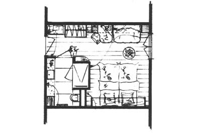 Chambre Double Sup&eacute;rieure avec Balcon 6