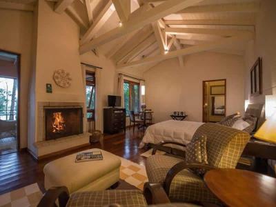 Chalet with Spa Bath, View and Chaise 3